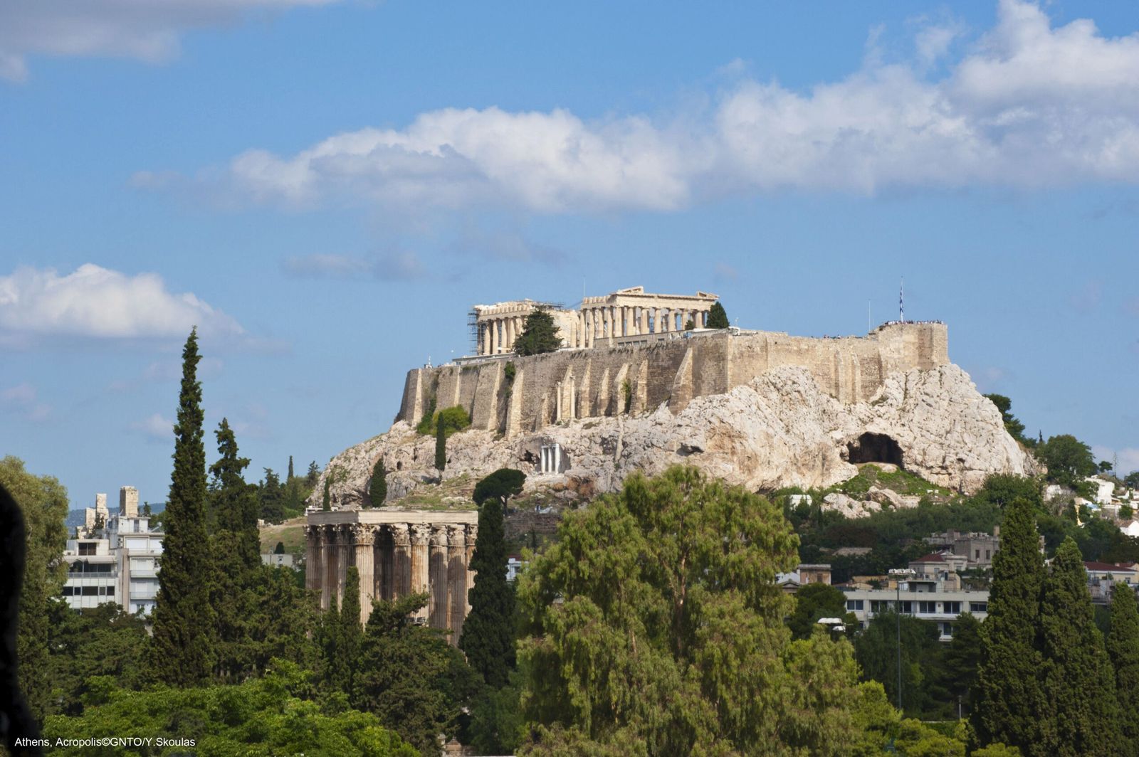 The Acropolis of Athens at sunset — From Istanbul to Athens journey